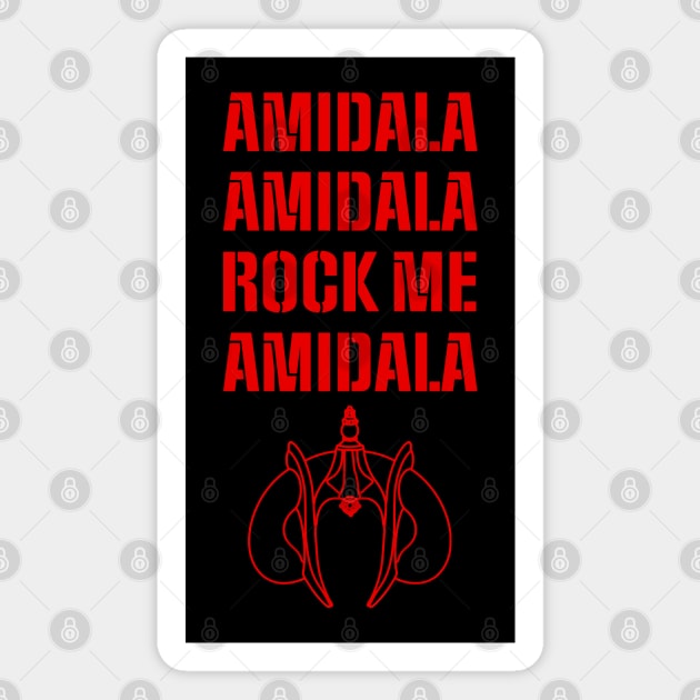 Amidala Amidala Rock Me Amidala Magnet by FrogAndToadsWorkshop